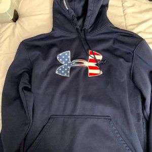 Under Armour USA Flag Logo Hoodie